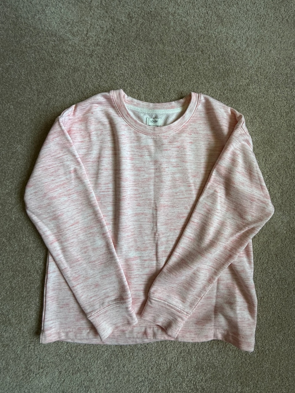 Oversized Pink J Crew Sweatshirt
